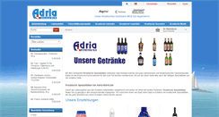 Desktop Screenshot of adria-markt.de