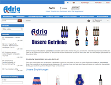 Tablet Screenshot of adria-markt.de